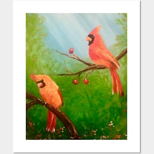 Cardinal Friends Posters and Art